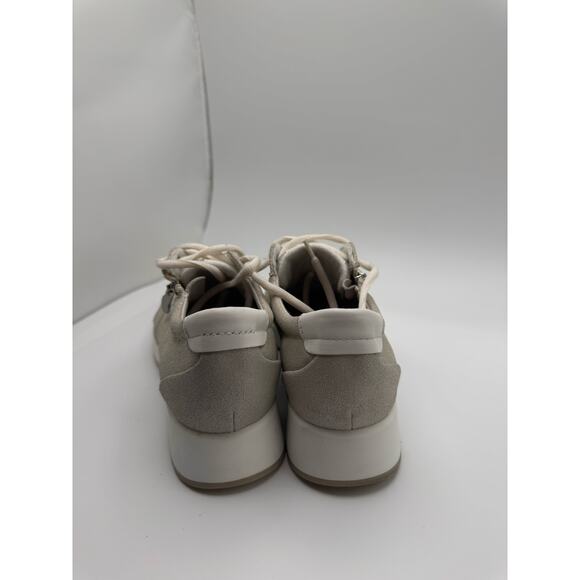 Munro Sutton leather Sneaker in gray silver  size 7.5M - Picture 5 of 11
